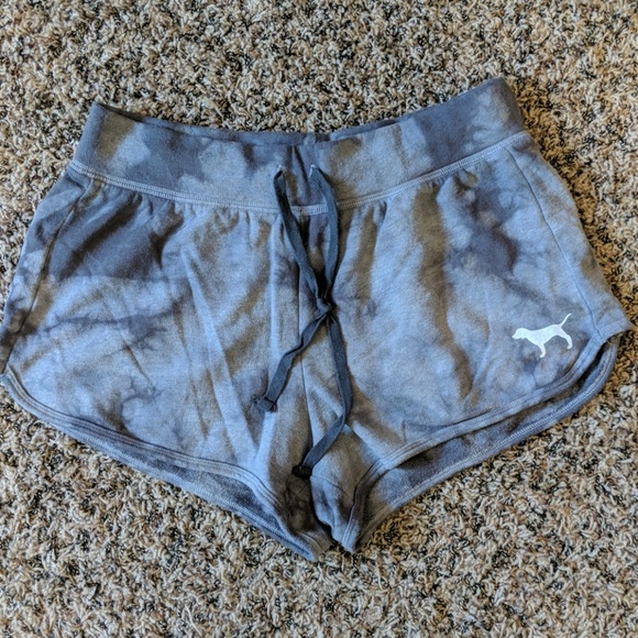 PINK Victoria's Secret Pants - Victoria's Secret PINK Terry Short Sz Medium Grey